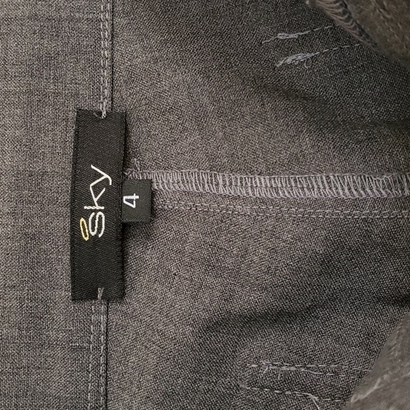 Sky - Light Gray Luxury Trousers for Women, Size 4 - Picture 5 of 7